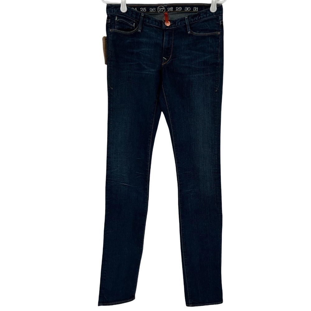 NWT Earnest Sewn Harlan Low Rise Cigarette Skinny Denim Jeans Size 27 Women’s